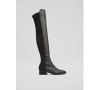 LK Bennett LK Bennett Black Half Stretch Over The Knee Boots