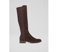 LK Bennett LK Bennett Brown Tallis Espresso Half And Half Stretch Knee Boots