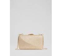 LK Bennett LK Bennett Metallic Charlotte Glitter Old Box Clutch Bag