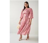 LK Bennett Lois Meadow Midi Dress Multicolor Taille: 12 | Robes midi Outlet | Femme |