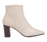 LK Bennett Sira Wood High Heel Ankle Off White Taille: 41 | Bottes Outlet | Femme | Blanche