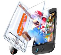 LK Lot de 2 films de protection d'écran pour Nintendo Switch 2 (2025), dureté 9H, installation rapide, sans bulles et sans poussière, film HD transparent anti-rayures pour Nintendo Switch 2