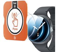 LK Lot de 3 schermbeschermer voor Samsung Galaxy Watch 8 44 mm beschermfolie, eenvoudige installatie, krasbestendig, bubbelvrij, 9H voor gehard glas voor Galaxy Watch 8 44 mm