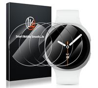 LK Lot de 4 films de protection d'écran pour Samsung Galaxy Watch 8 40mm, installation facile, résistant aux rayures, sans bulles, 9H, verre trempé pour Galaxy Watch 8 40mm [Nouveau modèle 2025]