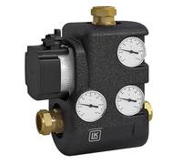 LK Robinetterie Groupe de refoulement LK 810 ThermoMat 2.0 - Pompe à haute efficacité - Température de retour chaude constante - Pour systèmes de chauffage, chauffages à bois, chaudières à granulés