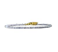 LK_STACK_04022 Bracelet labradorite de 2 mm avec perles facettées en forme de rondelle, fermoir réglable plaqué or de 18 cm pour homme et femme