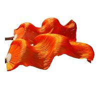 LKAMCBZMF Éventails en Soie pour la Danse Orientale, Éventail de Danse Orientale en Soie, Fait Main, dégradé, Plusieurs Tailles, 2 pièces(1 UK,120- Imitation Silk)