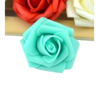 LKAMCBZMF La rose simule la fleur, 20/100 pièces 4 cm Mini artificielle mousse rose fleur Heads mariage Home Decoration Handmade (1 UK,100 pcs)