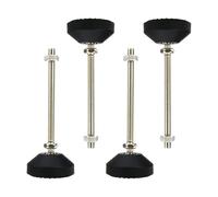 LKAMCBZMF Niveleurs de Meubles Pieds de nivellement, Pack De 4 Pieds Nivellement Filetés Réglables D80 M20/M24 100-200mm(D80*M20*200MM)