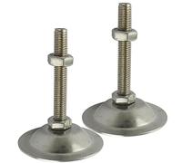 LKAMCBZMF Niveleurs de Meubles Pieds de nivellement, Pieds De Meuble Réglables, 2 Pièces, Filetage M16x100mm, Base 86mm