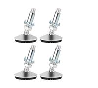 LKAMCBZMF Niveleurs de Meubles Pieds de nivellement, Pieds De Nivellement Pivotants Réglables M10 avec Boulons À Écrou en T for Meubles 6 Pièces Ou 4(4PCS)