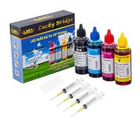 LKB Kit de recharge d'encre pour imprimante HP 950 951 60 61 952 902 901 61 60 62 63 21 22 920 940 934 564 932 933 711 970 971 92 94 95 96 97 ou système CIS CISS 4 couleurs Noir/magenta/cyan/jaune