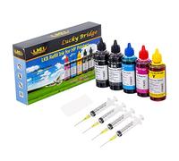 LKB Lot de 5 recharges d'encre de 100 ml pour HP 950 951 60 61 952 902 901 61 60 62 63 21 22 920 940 934 564 932 933 711 970 971 92 92 4 95 96 97 Cartouche ou CIS CISS System 4 Color Set (500ml)-UK