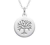 LKBEADS Collier arbre de vie en argent sterling 925.nature |LK_NLC_02906 | Bijou électronique simple spirituel et délicat un bijou raffiné à offrir au quotidien avec une chaîne de 45 cm en argent.
