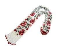 LKBEADS Collier Gerdan ukrainien à fleurs de rose, perles de rocaille, bijou traditionnel multicolore fait main |LK_UKRN_0723