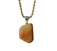 LKBEADS Collier pendentif en argent sterling 925 et opale rose naturelle, forme élégante, chaîne forçat, bijou fait main, symbole d'amour-propre et de confiance en soi | LK_SGMP_0027