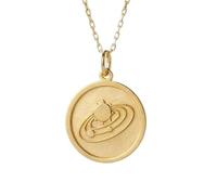 LKBEADS Collier pendentif système solaire doré | LK_NLC_00992 | Pendentif abeille totem animal petit bijou simple et délicat porte-bonheur de 45 cm (18 pouces).