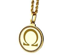 LKBEADS Pendentif rond de 28 mm en argent sterling 925, gravé, représentant le mont Cameron, Colorado, avec chaîne de 45 cm (18 pouces) | LK_ENGP_0189