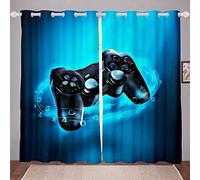 LKCD Rideau Occultant Enfant - Rideau De Joueur De Décoration De Salle De Jeux 200X214Cm 3D Thermique Isolant Occultants A Oeillets Rideaux - Voilages Intérieurs De Salon Moderne Chambre Fille Décorat