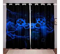 LKCD Rideaux Occultants Poignée Rideau Panneau Abstrait Fumée Psychédélique 150X166Cm Rideaux D'Isolation Thermique En Polyester, Rideaux Insonorisants, Pour La Chambre Des Garçons Et Des Filles 2 Piè