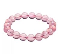 LKDCNUP Bracelet porte-bonheur, Bracelet en cristal de quartz rose