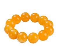 LKDCNUP Bracelet porte-bonheur, Bracelet extensible à perles rondes avec pierres précieuses