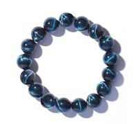 LKDCNUP Bracelet porte-bonheur, Bracelet perlé en pierre d’oeil de tigre