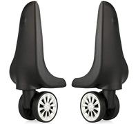 LKDCNUP roulettes pour valises, Roue de Remplacement Bagage, pivotant à 360 degrés, réparation muette, Roue, Roues Valise, pièces Spinner