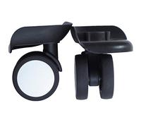 LKDCNUP roulettes pour valises, Roue de Remplacement Bagages, Roue muette Bagage pivotante à 360 degrés, Valise, Roues réparation, pièces Spinner