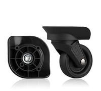 LKDCNUP roulettes pour valises, Roue de Remplacement Bagages, Roue muette Bagage pivotante à 360 degrés, Valise, Roues réparation, pièces Spinner