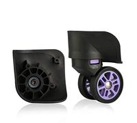 LKDCNUP roulettes pour valises, Roue de Remplacement Bagages, Roue muette Bagage pivotante à 360 degrés, Valise, Roues réparation, pièces Spinner
