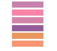 LKDCNUP Ruban adhésif coloré, Ensemble de rubans Washi, 6 pièces ruban masquage coloré-0,35 "x 3,2 mètres, couleur unie for bricolage, fournitures scrapbooking