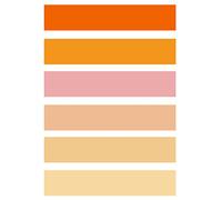 LKDCNUP Ruban adhésif coloré, Ensemble de rubans Washi, 6 pièces ruban masquage coloré-0,35 "x 3,2 mètres, couleur unie for bricolage, fournitures scrapbooking
