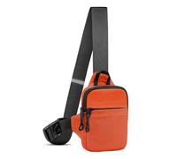 LKEX Mini sac à bandoulière pour homme, petit sac banane pour femme, sac de poche personnel, sac à dos, sac de poitrine pour téléphone, Orange-mini (L x l x H = 13 x 3 x 19 cm), Small, Sacs à dos