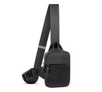 LKEX Mini Sling Bag - Sac à dos décontracté pour homme et femme - Sac à dos décontracté pour téléphone et sac à dos (noir, mini (L x l x H = 13 x 3 x 19 cm)