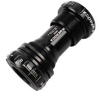 LKfjnhePF BoîTier De PéDalier MTB Support de bicyclettes en Aluminium étanche BSA 68/7 Vis de 3mm / Type de Filetage Roulements de Cornemuse(Black)