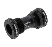 LKfjnhePF BoîTier De PéDalier Roulement en Alliage d'aluminium à vélo BSA 68/7 Support de 3mm Vélo de Montagne Vélo Vélo Partie de Carter(Black)