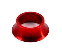 LKfjnhePF Directions VéLo 1-1/8"VTT vélo Casque entretoise Tige rondelle Cyclisme Pivot Tube Conique for 28.6mm Fourche pièces de(Red 1)