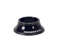 LKfjnhePF Directions VéLo Capuchon de Casque VTT Tige vélo Route Couvercle Bol supérieur en Alliage d'aluminium Joint torique 28.6mm Tube Fourche pièces Headse(Black)