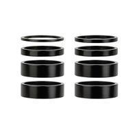 LKfjnhePF Sets D'Entretoises VéLo Entretoise de Casque vélo 2 3 5 10 20mm, rondelle en Aluminium for Tube Direction 1-1/8 28.6mm, Tige Fourche Route VTT, Anneau réglage la Hauteur(28.6 H55mm P8)