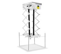 LKHDONG Ascenseur de projecteur électrique avec télécommande, support de plafond, support de projecteur motorisé, élévateur, charge maximale jusqu'à 10 kg, pour écoles, salles de conférence