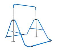 LKHDONG Barre de gymnastique pour enfants - Pliable - Pour l'intérieur et l'extérieur - Charge maximale : 150 kg - Hauteur réglable de 89,5 à 131 cm - Pour garçons et filles - Bleu