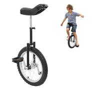 LKHDONG Monocycle 16 pouces Unisexe Béquille Unicycle Vélo avec poignées, Draisienne pour entraînement d'équilibre Hauteur réglable 71-81 cm