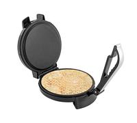 LKHDONG Roti Maker Presse à tortillas électrique Chapati, presse à tortilla, chauffage double face, 260°C, température réglable, 26 x 26 x 34 cm, pour pizza, omelettes, pain pita, avec témoin lumineux