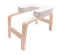 LKHDONG Tabouret de yoga avec support de tête - Blanc - Charge maximale : 200 kg - Banc d'inversion avec bloc amovible - Appareil de fitness pour exercices de yoga (blanc, 200 kg)