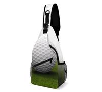LKHDS Sac de poitrine unisexe pour balle de golf, sac à bandoulière réglable, petit sac à dos à bandoulière pour randonnée, voyage