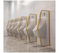 LKHGTR Partition d'urine Diviseur d'urinoir Diviseur de partition de Toilettes avec Cadre en Acier Inoxydable, écran de partition de Toilettes publiques murales, Men pour l'intimité