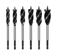 LKHLTBF 6pcs b,Ensemble de forets hélicoïdaux pour Le Travail du Bois, 4 à 9 pièces, Coupe Rapide, tarière, Outil de menuiserie, Foret pour la Coupe du Bois. Convient pour Le Travail du Bois.