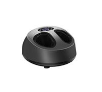 LKHLTBF Appareil de Massage des Pieds Intelligent avec télécommande Coussins d'air Chauffants 6d Rouleaux de pétrissage écran Tactile LCD 5 Modes 9 Niveaux d'intensité Massage shiatsu,Noir