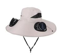 LKHLTBF Chapeau rafraîchissant à énergie Solaire Double Ventilateur intégré